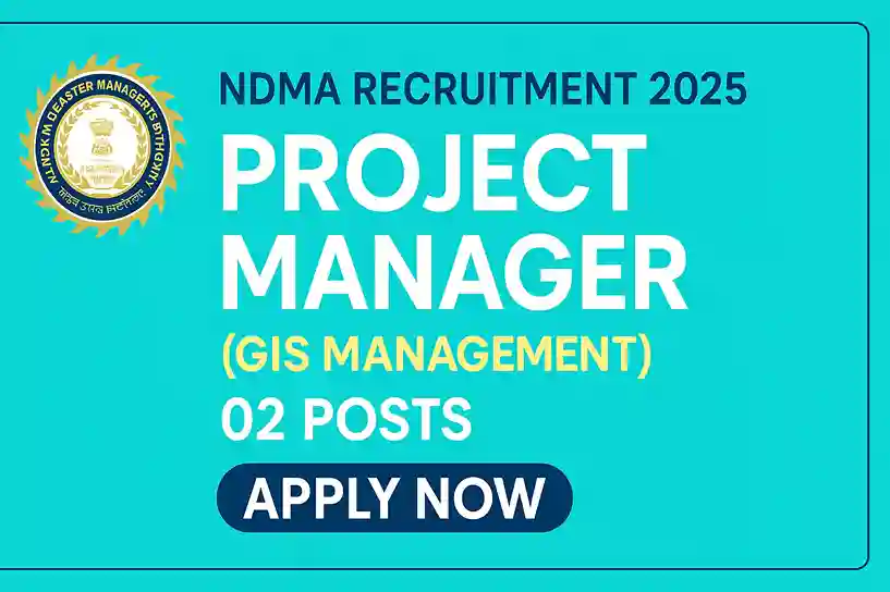 NDMA Project Manager Job 2025