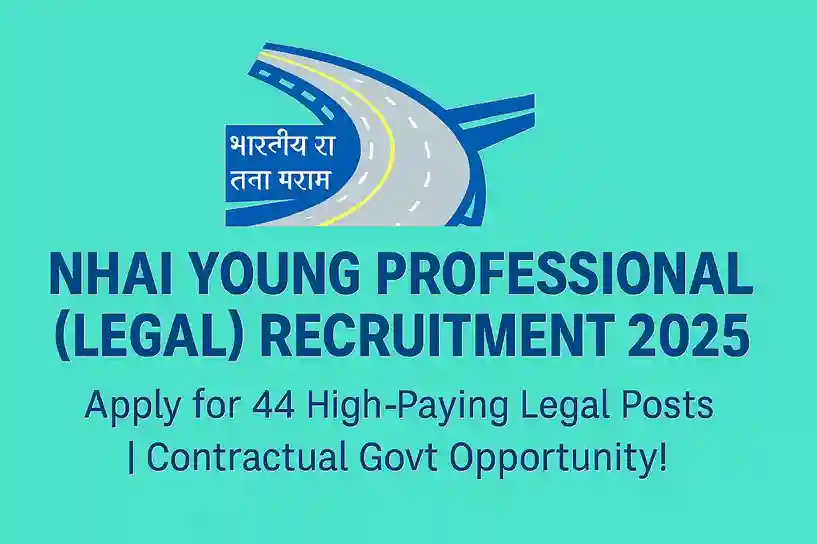 NHAI Young Professional Legal Job 2025