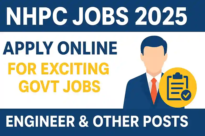 NHPC Jobs Alert 2025