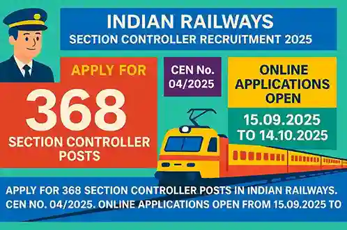 RRB Section Controller Job 2025