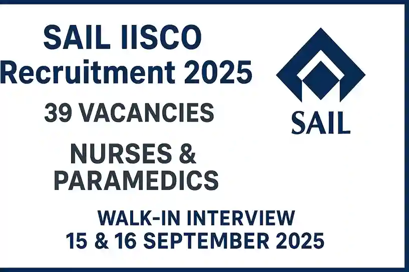SAIL IISCO Recruitment 2025