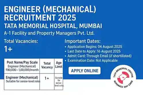 TMH Engineers Recruitment 2025