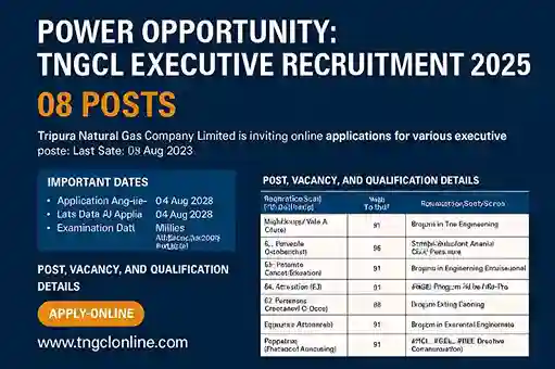 TNGCL Executive Recruitment 2025