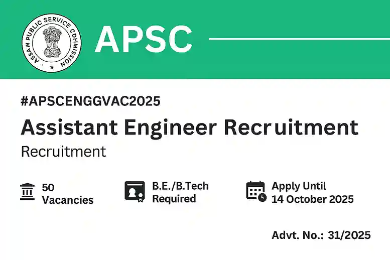 APSC PHE Asst Engineer Job 2025
