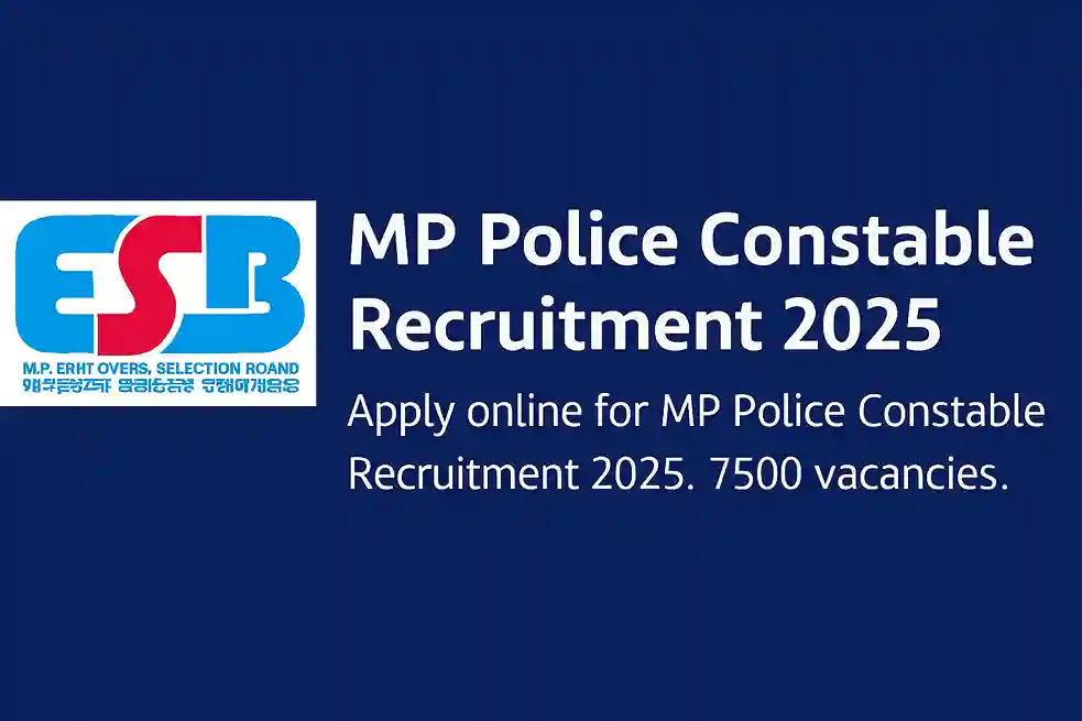 MP Police Constable Recruitment 2025