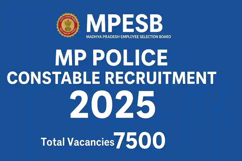 MPESB Police Constable Recruitment 2025