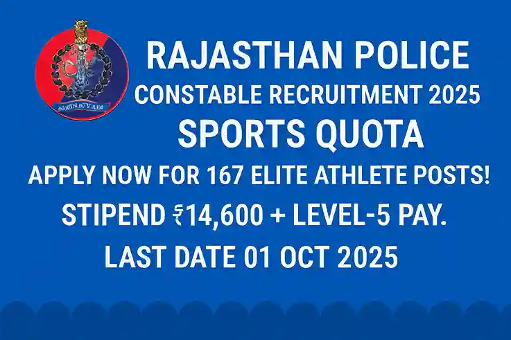 Rajasthan Police Constable Job 2025