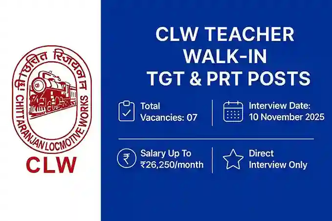 CLW Teacher Recruitment 2025