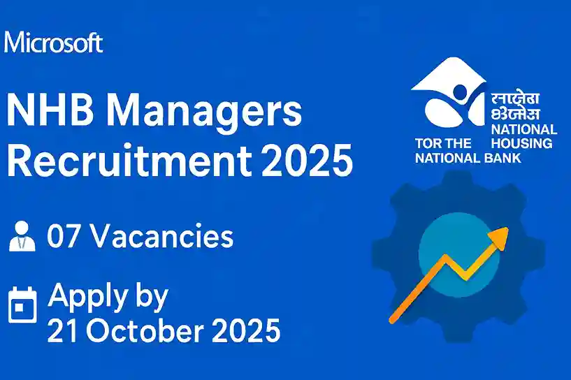 NHB Managers Recruitment 2025
