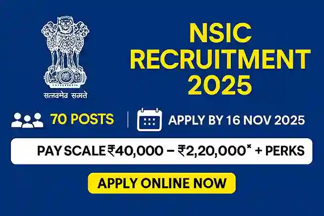NSIC Managerial Job 2025