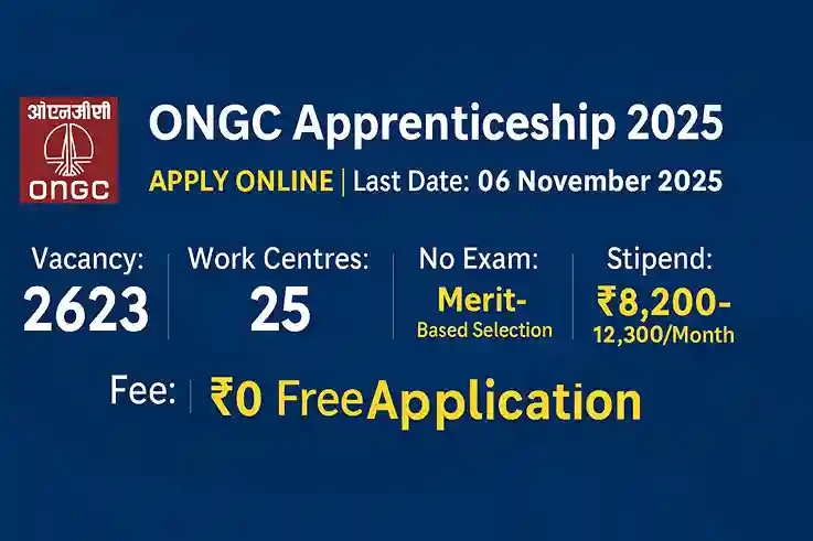 ONGC Apprenticeship 2025