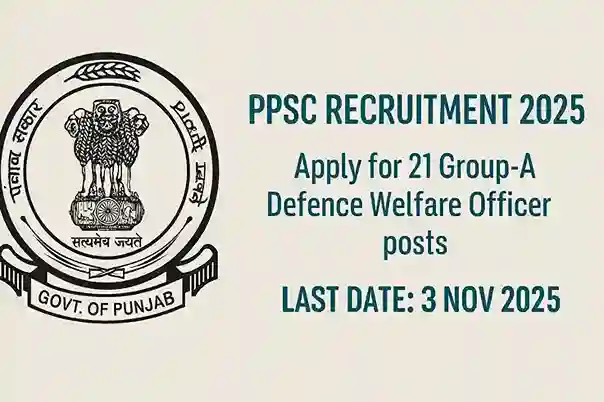 PPSC District DWO Recruitment 2025