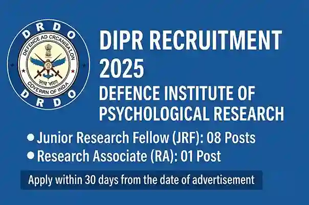DRDO DIPR Recruitment 2025