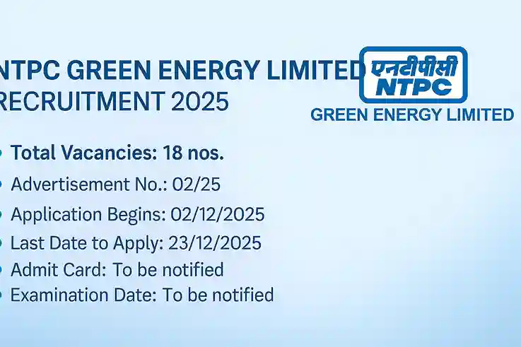 NTPC Green Energy Ltd Recruitment 2025