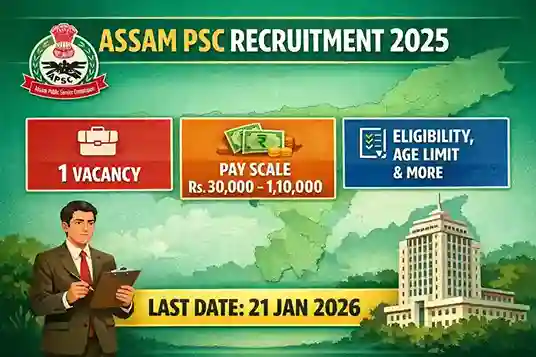 Assam PSC Recruitment 2025