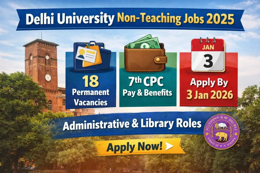 Delhi University Non Teaching Jobs 2025