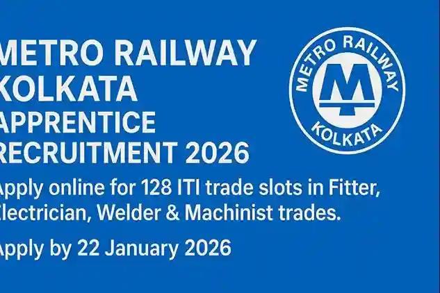 Metro Railway Kolkata Apprentice Job 2026