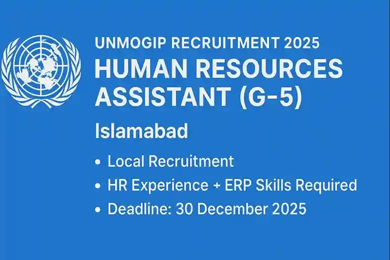 UNMOGIP Recruitment 2025