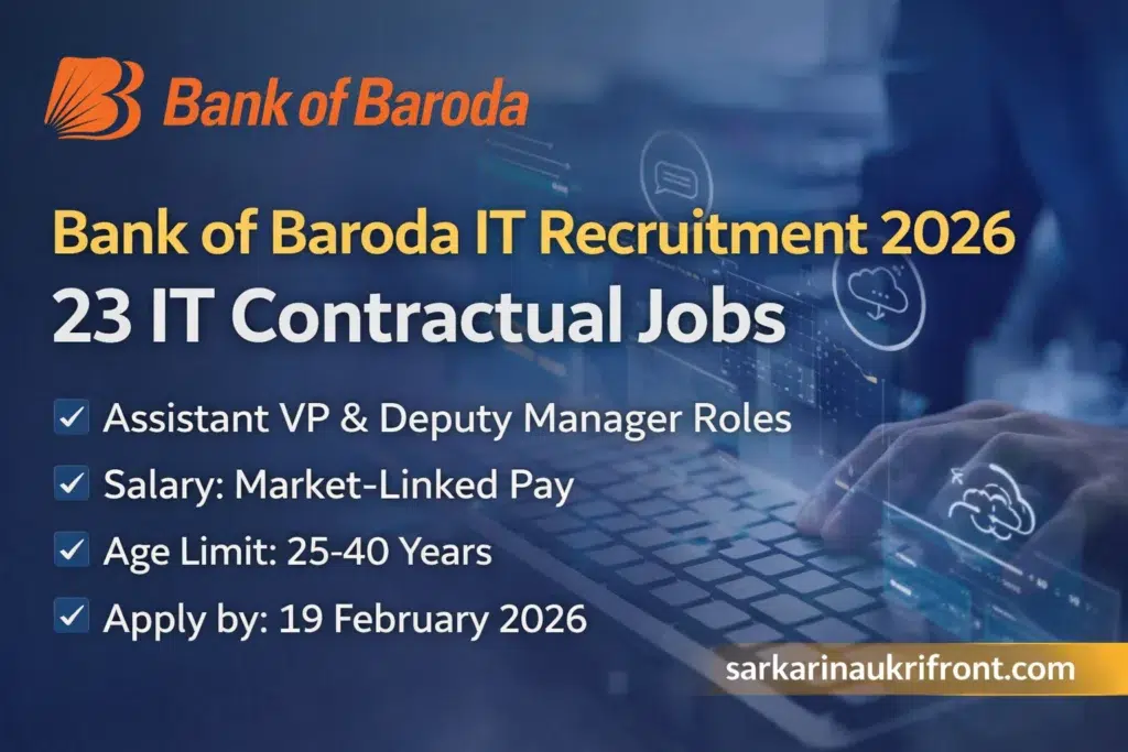 Bank of Baroda IT Recruitment 2026