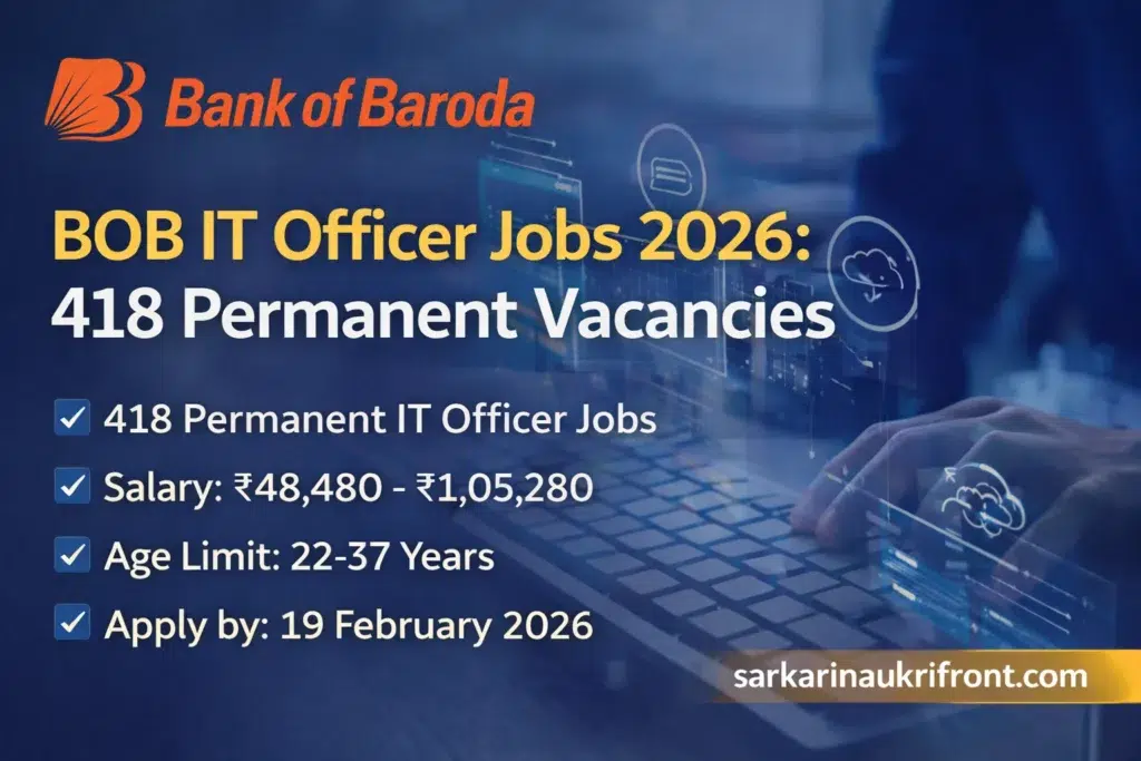 Bank of Baroda IT Officer Recruitment 2026