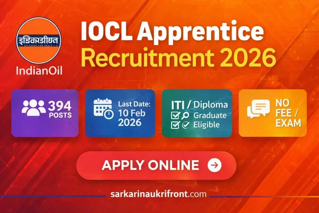 IOCL Apprentices Recruitment 2026