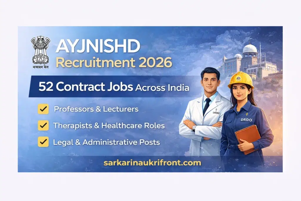AYJNISHD Recruitment 2026