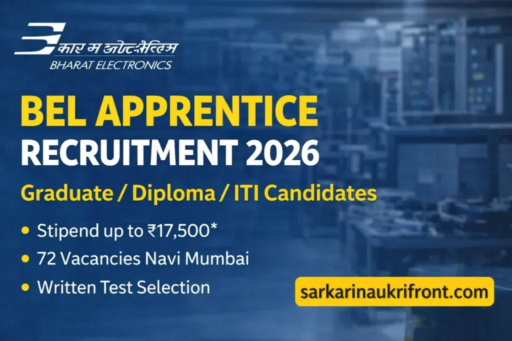 BEL Apprentice Job 2026