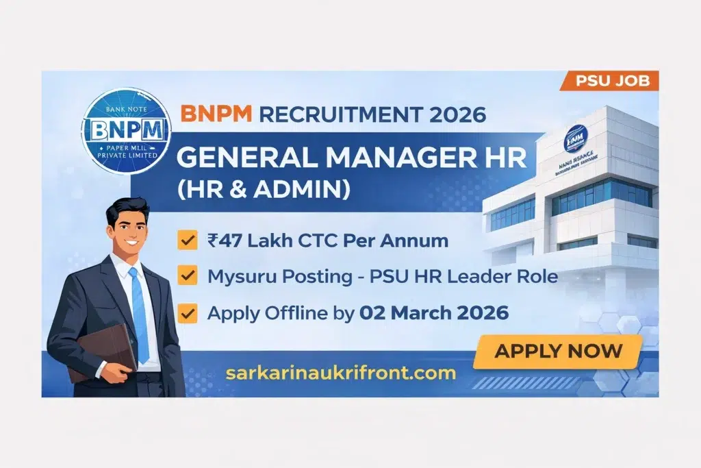 BNPM Recruitment 2026