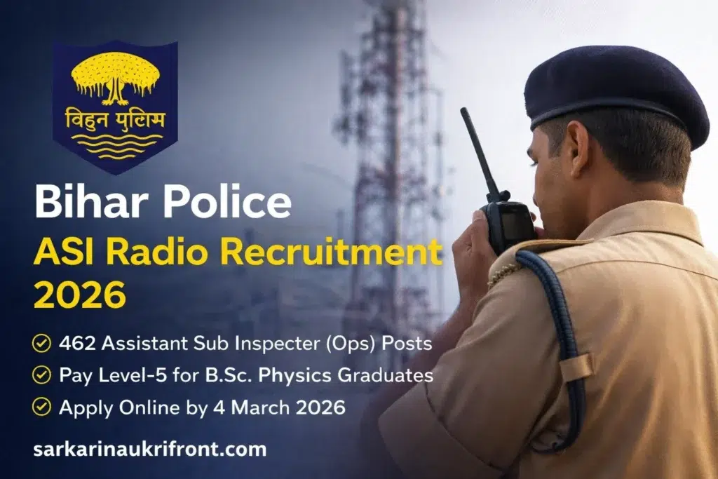 Bihar Police Radio ASI Recruitment 2026