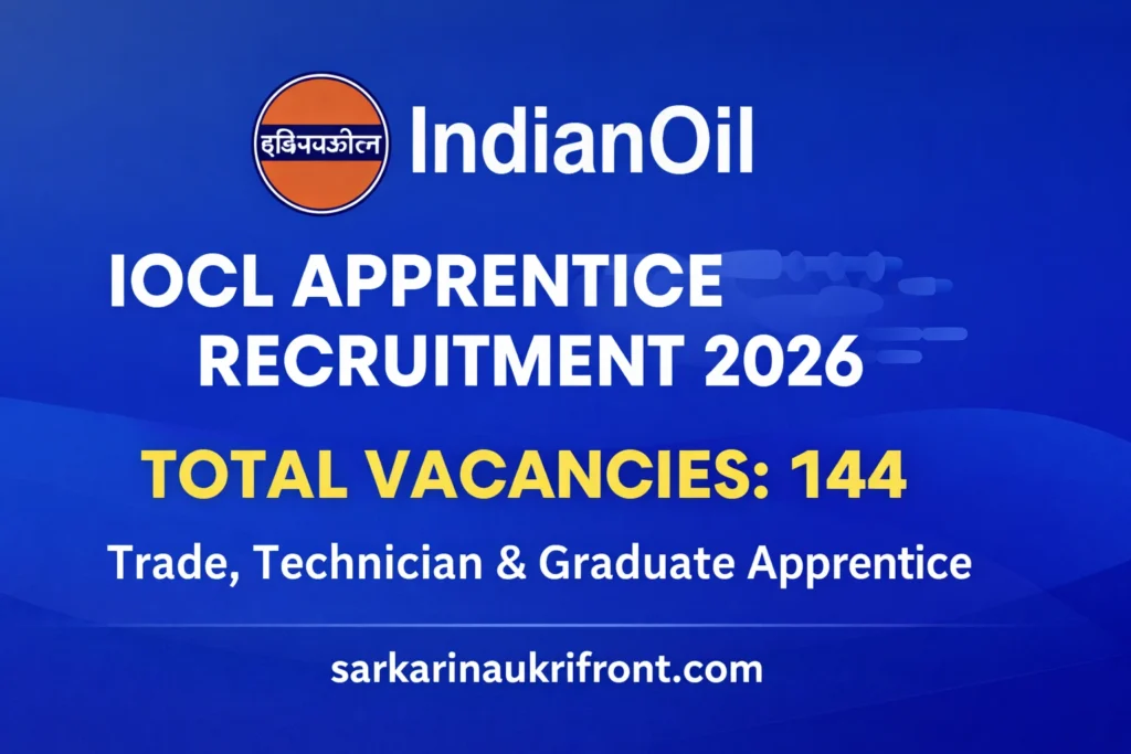 IOCL Apprenticeship Notification 2026