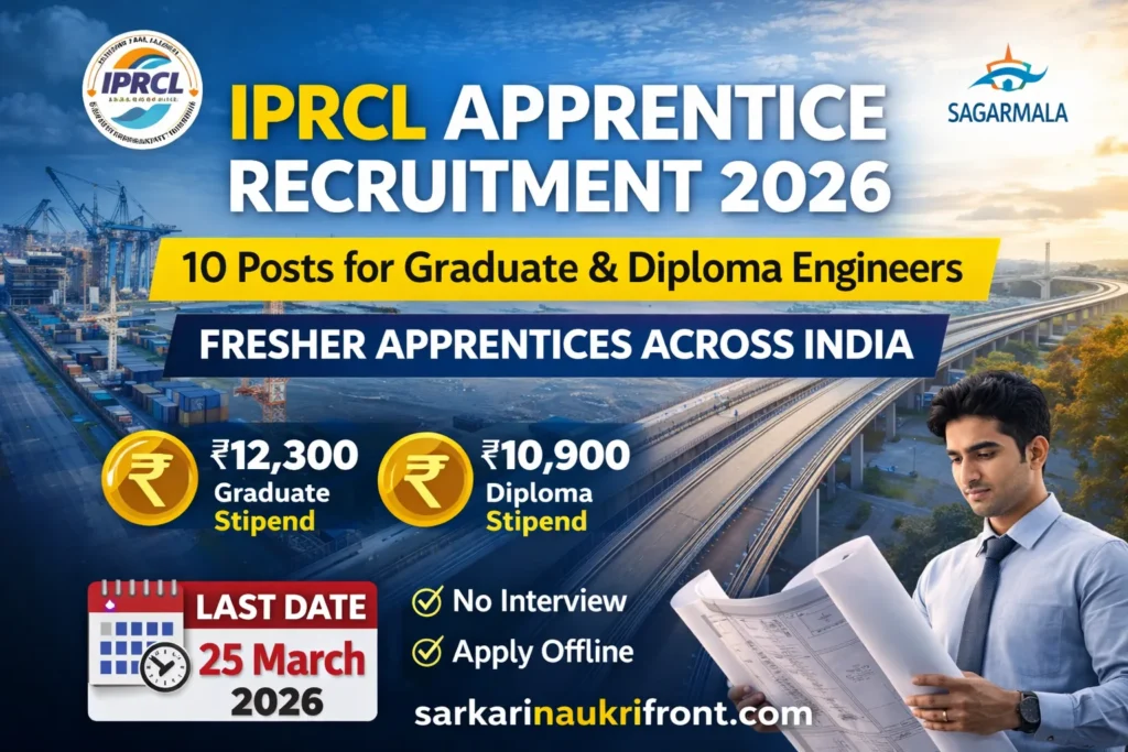 IPRCL Apprentice Recruitment 2026