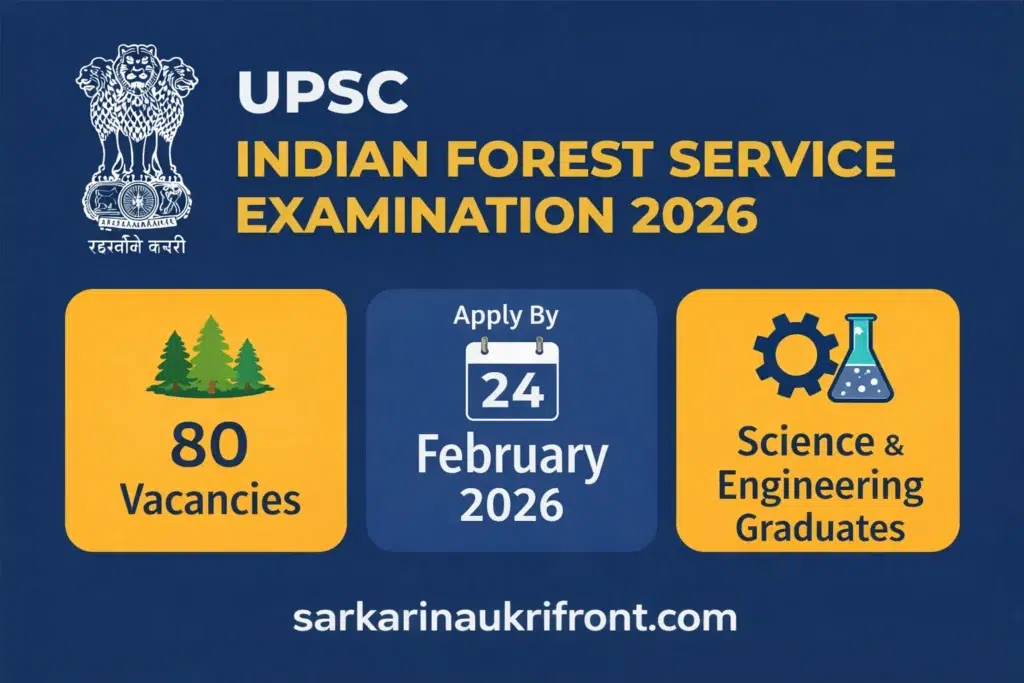 UPSC Indian Forest Service Exam 2026