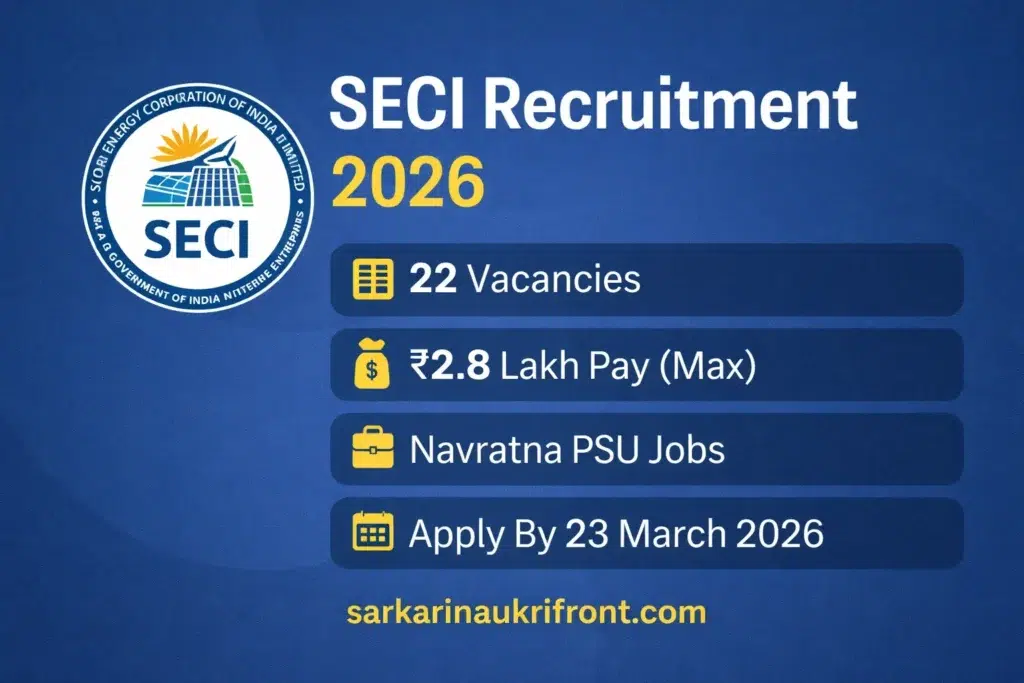 SECI Recruitment 2026