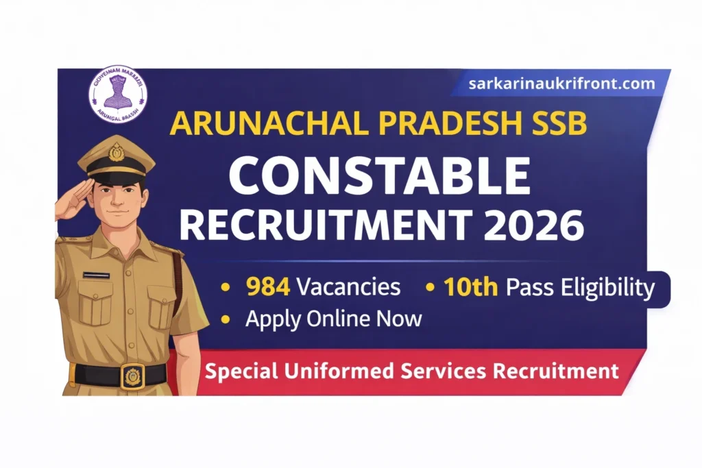 APSSB Constable Recruitment 2026