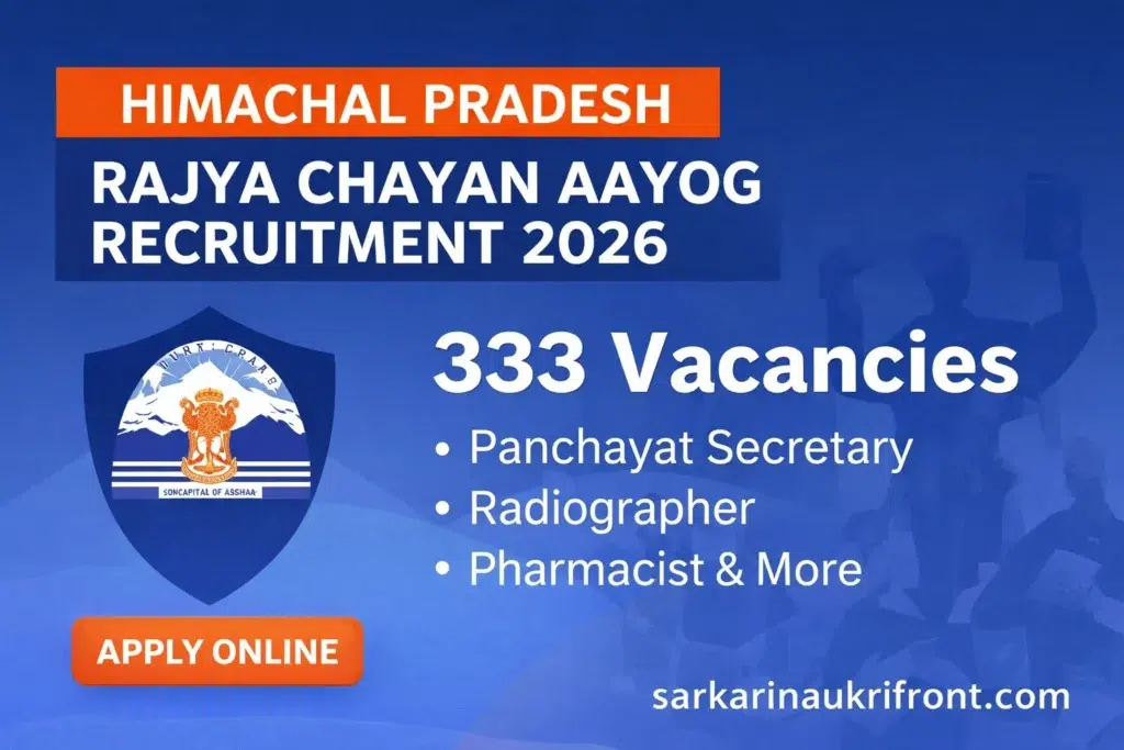 Himachal Pradesh Govt Jobs 2026