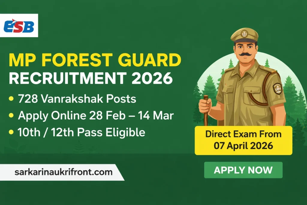 MP Forest Guard Recruitment 2026
