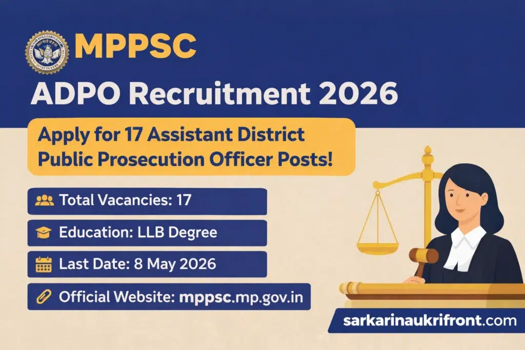 MPPSC ADPO Recruitment 2026