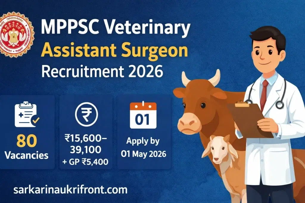 MPPSC Veterinary Surgeon Recruitment 2026