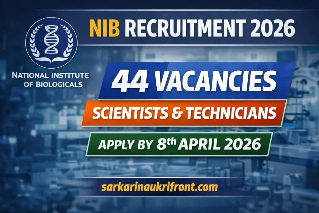 NIB Recruitment 2026