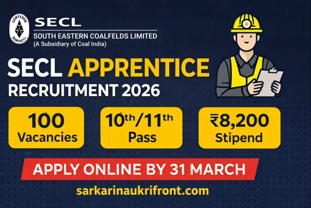 SECL Apprentice Recruitment 2026