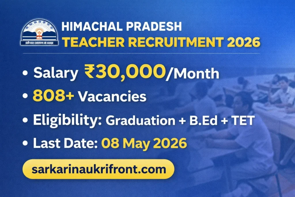 HP Teacher Recruitment 2026