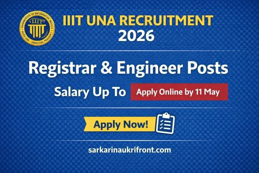 IIIT Una Recruitment 2026