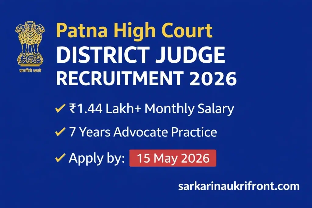 Patna High Court Judge Recruitment 2026