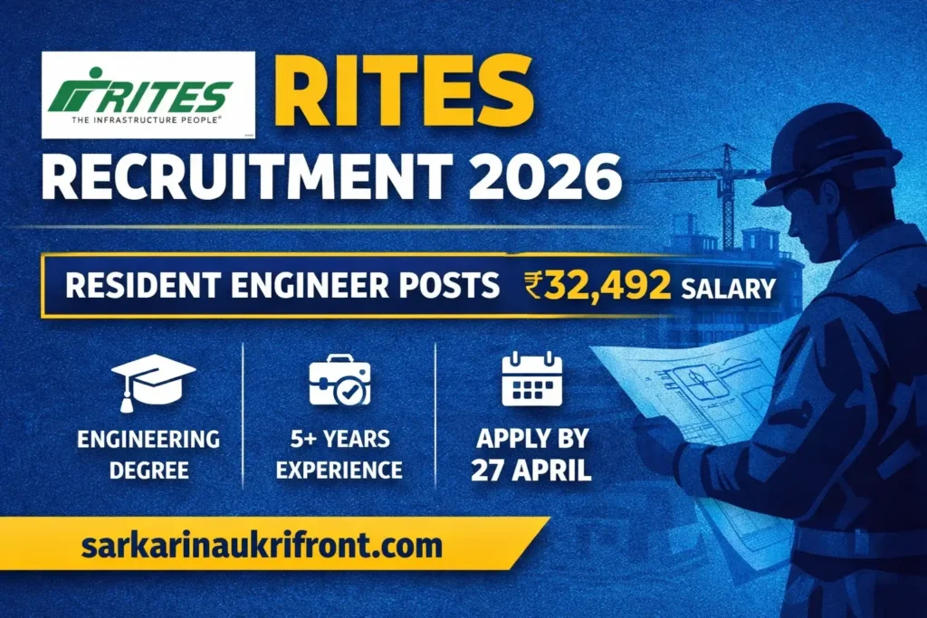 RITES Resident Engineer Recruitment 2026