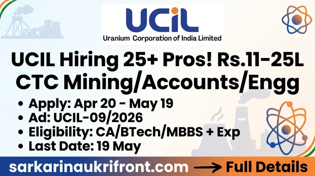 UCIL Recruitment 2026
