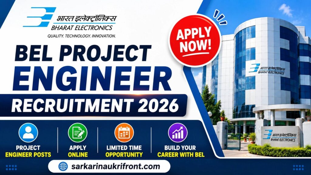 BEL Project Engineer Apply Online 2026