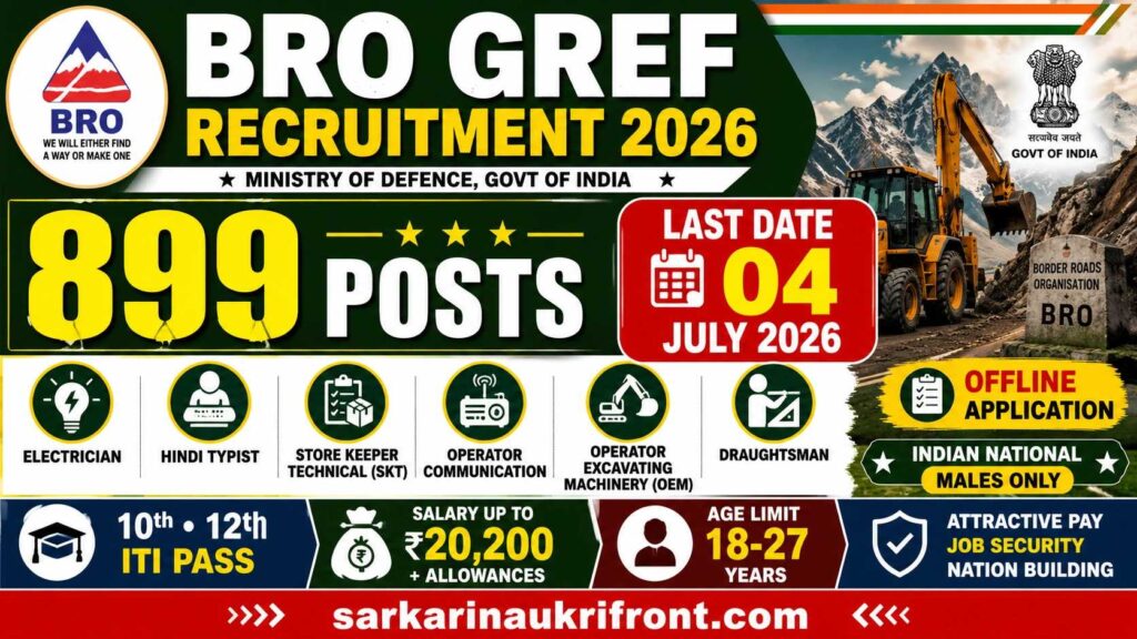 BRO GREF Recruitment 2026