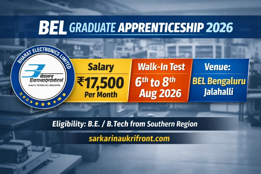 BEL Graduate Apprenticeship 2026