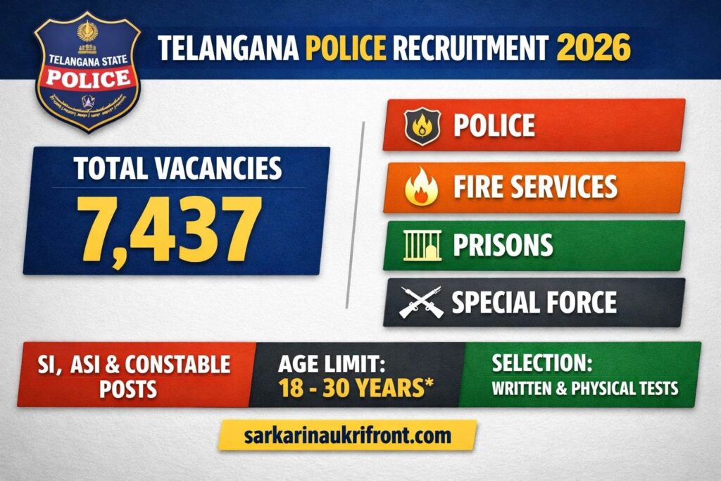 Telangana Police Recruitment 2026