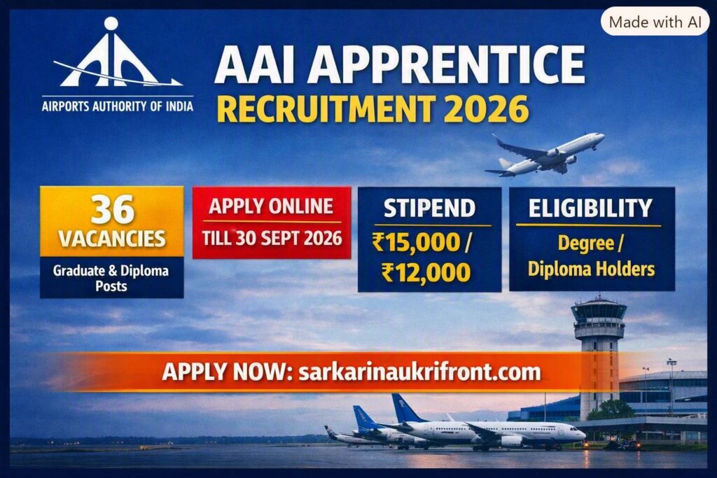 AAI Apprentice Recruitment 2026 27